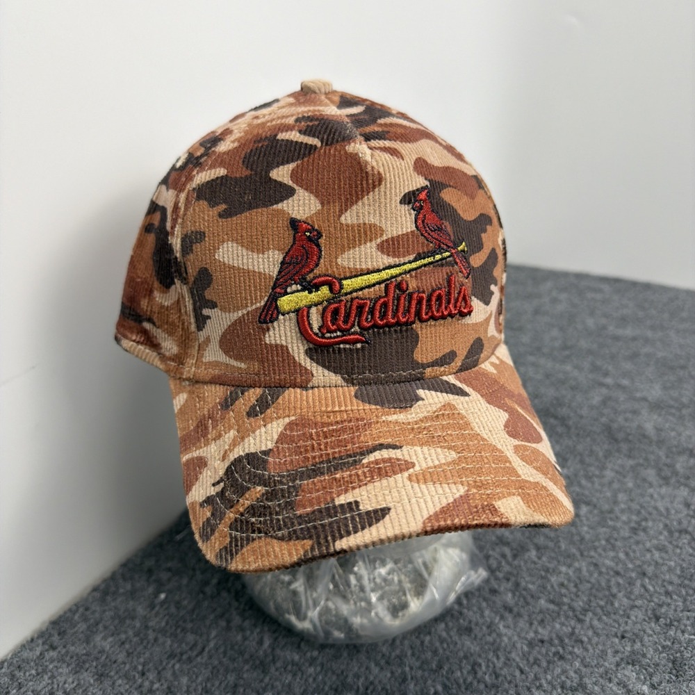 NEW Camo New Era Corduroy Baseball Cap St Louis Cardinals Snapback Hat NWT